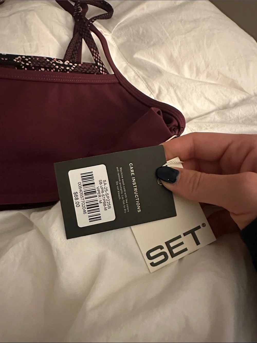 SPORTBODY® SPORTY SNAKE STRAP BRA